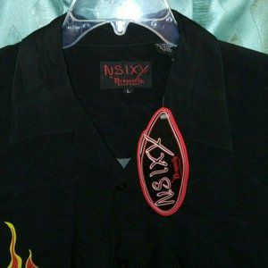 Dragonfly | Shirts | N Nikki Sixx Dragonfly L Rare Skull Tattoo Button